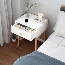 라온프리 모던 심플 침대 협탁, 화이트