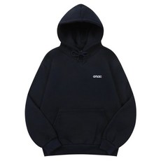 매장정품 어나더 아카이브 ANOTHER ARCHIVE 에센셜 시그니쳐 자수 후드티_네이비 TSH65200010 126358