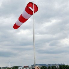 야외 풍향계 윈드삭 옥외 모형 활주로 바람개비 현장, 1개, 커스터마이즈 지원