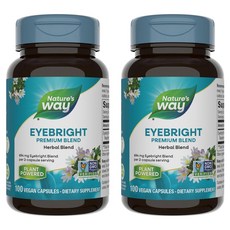 네이쳐스웨이 아이브라이트 694mg 베지테리안 캡슐, 2개, 100정