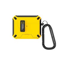 National Geographic 國家地理 AirPods Pro 3 磁吸支架保護殼, 磁吸 支架 耳機殼/ 黃色, 1個