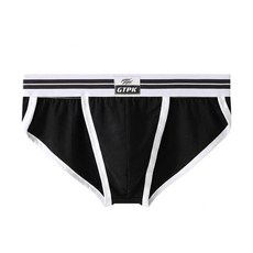 Evankin Men's Bikini Briefs Cotton Sexy Mid Rise Underwear for Men Breathable Soft Pouch （Blue X