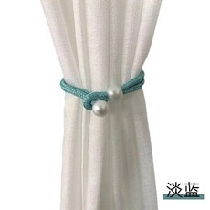 자석 커튼 클립 홀더 타이백 행잉 볼 홈 데코, 1개, 1. 1-2pcs-light blue