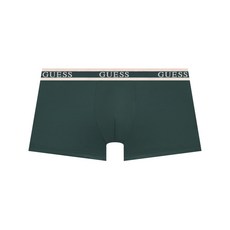 GUESS UNDERWEAR 핑크골드 밴디드 드로즈 - 딥그린