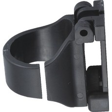 潛水呼吸管固定夾 - 穩固耐用，輕鬆安裝，暢遊海底世界, 黑