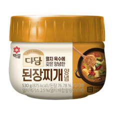 다담 된장찌개양념, 530g, 1개