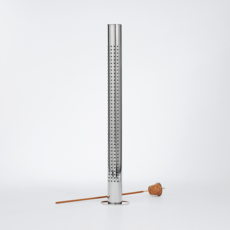 DEARON 圓柱型線香座, 月牙香台塔型_銀