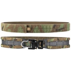 KRYDEX 真Cobra扣具Molle戰術腰帶 內外腰帶一體式 健身重訓戰術腰帶, 多地迷彩, 0.5kg
