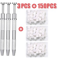 네일 아트 스펀지 세트 매니 DIY 크리 에이 티브 그리퍼 도구 그라디언트 액세서리, 3 Clips 150 Sponges, 3 Clips 150 Sponges