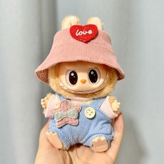 라부부 인형옷 팝마트 Labubu 인형 의상세트 (인형 미포함) MD024, 핑크 블루