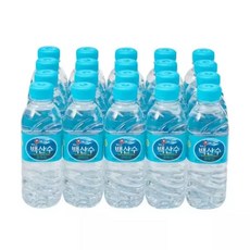 농심 백산수 330ml x 20pet 물 생수 백산수 백산수2리터 백산수500ml, 20개