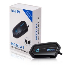 아이디221 오토바이 헬멧 전용 블루투스 헤드셋, MOTO A1, 혼합색상