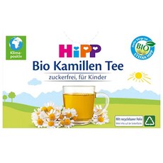 HiPP 칠드런 캐모마일 티백 20개입 4팩 Children's chamomile tea (20 tea bags) 30 g, -