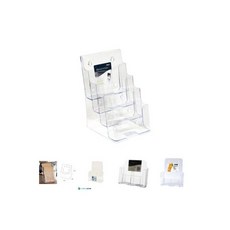 카탈로그꽂이A5 4단 F5004/카탈로그꽂이/브로셔거치대/브로셔꽂이/브로슈어꽂이/브로슈어홀더/리플렛꽂이, 카탈로그꽂이A5 4단 F5004/카탈로그꽂이/브로셔거치