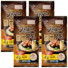 [CJ제일제당] [CJ 제일제당]가쓰오우동4인분933.2gX4, 933.2g, 4개