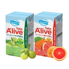 [동원] 덴마크 테이크얼라이브 머스캣청포도 블러드오렌지