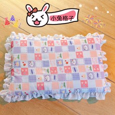 複古小兔雙麵墊子 L號49*66CM, 1個, 小兔格子雙麵墊子,L號49*66CM