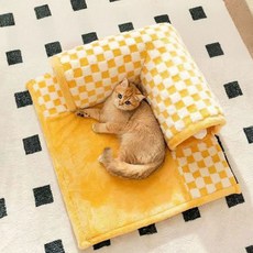 메일캣 고양이 터널 숨숨집, 노랑, 1개