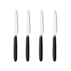 양식 나이프 베이직 블랙 양식기 4P세트 샐러드 디저트 커트러리 세트 까페 베이커리 양식칼 레스토랑 브런치 업소용 돈까스, 1개