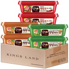 해표 고추장2+된장2+쌈장2, 1세트, 170g