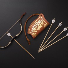 국궁 양궁 미니어처활 피규어 미니활 화살 활쏘기 활 세트 모델 장식