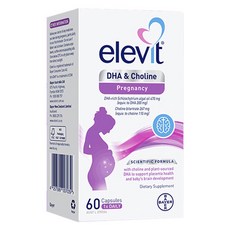 elevit 愛樂維 孕期DHA膽鹼膠囊, 1盒, 60顆