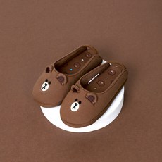 LINE FRIENDS 熊大圖案室內套鞋