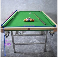 가정용당구대 접이식 당구대 당구다이 미니당구대 휴게실 놀이, 2m 세로 접이(베어 테이블)