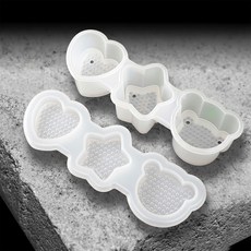 비즈쿡 밥 몰드, 1개, 삼각 초밥 3종