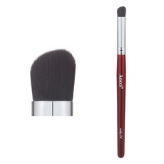 [안씨브러쉬] 노즈쉐딩 컨실러 모공커버(크림 리퀴드 젤리 스틱) 브러쉬 - ruby14, 1개, 검정