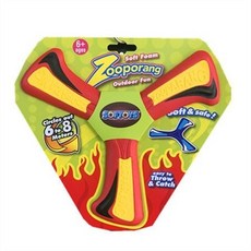 戶外兒童迴旋鏢玩具：柔軟安全迴力鏢，幼兒園運動首選，趣味飛去來器, ST3010-紅色, 1個