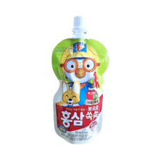 팔도 뽀로로 홍삼쏙쏙 사과매실, 100ml, 12개