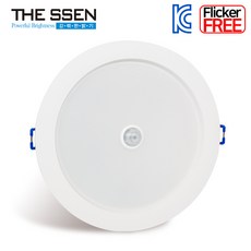LED 매입 센서등 에코 6인치 15W 센서등 플리커프리 현관 복도 매립등, 주광색, 1개
