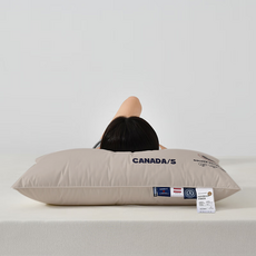 Eyimtech 편안한 높은 베개 세탁기 사용 가능 수면 베개 좋은 통기성, 1개, 그레이