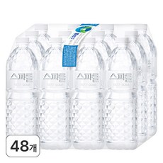 스파클 무라벨 천연암반수 안전한생수 깨끗한물 미네랄워터, 1L, 48개