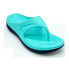 母子鱷魚 飆速不停疾風碳板y拖, 藍綠, 23.5 cm