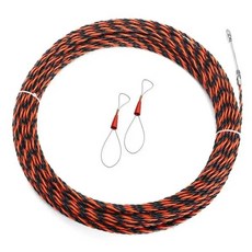4mm 케이블 푸시 풀러 유리 섬유 덕트 로더 피쉬 테이프 전기 벽 와이어 가이드 장치 보조 도구 5/10/15/20, 03 40M, 03 40M