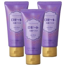 로제트 세안 파스타 에이지클리어 베리 모이스처라이징 타입, 120g, 3개