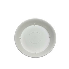 醬米資材 塑陶盆專用底盤 磚紅咖啡白色 日系陶紋花盆底盤 塑膠花盆底盤, 白色, 1個