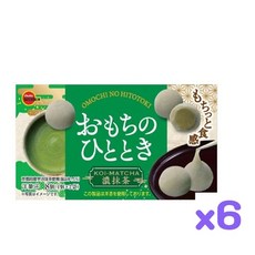 부르봉 오모치 다크 말차 초코모찌 8개 x 6박스/ 모찌 초콜렛, 1개