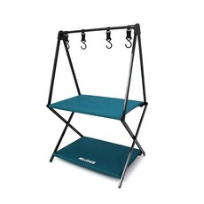 캠핑 2단 선반 행어 쉘프, 행어 쉘프2단_오션, 1개