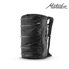 Matador背包，多功能戶外登山背包，耐磨防水旅行背包，舒適透氣輕便, 黑色