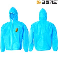 유한킴벌리 크린가드 A10 보호복/방진복/작업복 1박스(24벌), 43051 하늘색 자켓 대형(L), 24개