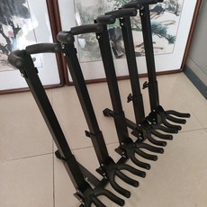 維尼好物 電吹管架 可折疊 升降 立式支架 加粗 展示架 落地 樂器配件, 1個, 五連排架