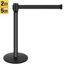 T-45B 고중량 흑색 벨트차단봉 4M 5cm 9 벨트색, 회색_양면인쇄