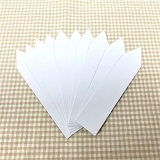 植物名牌 園藝標籤 盆栽插牌, 白色,一字:20入