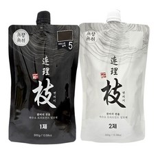 일진 연리지 하수오 트리트먼트 염모제 흰머리전용 헤어칼라 염색약 300ml, 4.5 자연스런밤갈색