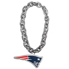 Aminco NFL 뉴잉글랜드 패트리어츠 팀 팬 체인 실버, Aminco NFL 뉴잉글랜드 패트리어츠 팀 팬 체인,