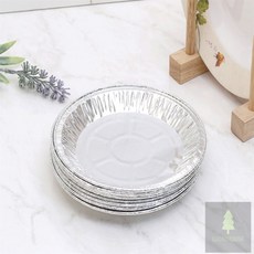행운몰 일회용 은박접시10p 14cm 여행일회용품