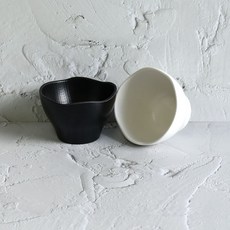 매트죽공기 업소용그릇 멜라민 플라스틱식기 한정식 식당용 음식점, 크림, 멜라민 매트죽공기 G-0402, 1개